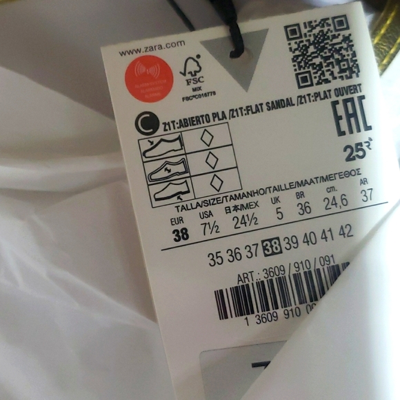 ZARA  MULTI STRAP FLAT SANDALS with buckle detail bloggers favorite - Picture 12 of 12